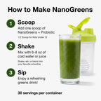 Biopharma Scientific NanoGreens + Probiotic Green Spirulina Powder