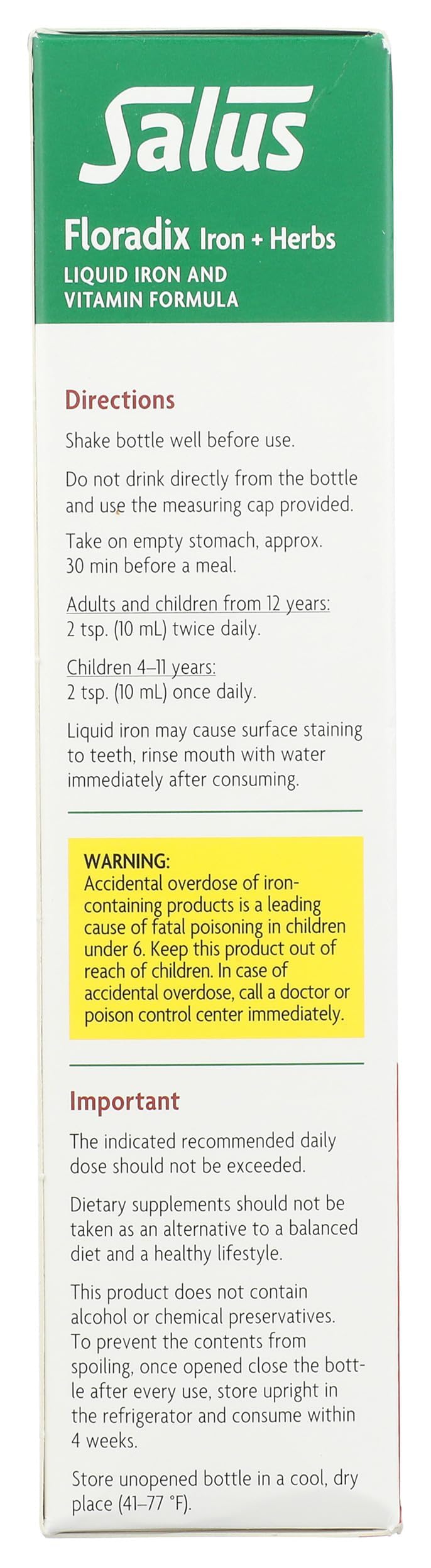 Floradix Floravital Liquid Iron and Vitamin Formula - 3 Pack - image 4