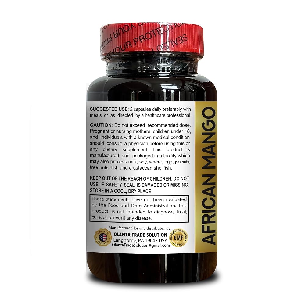 OLANTA TRADE SOLUTION African Mango Extract Supplement - 60 Capsules - image 3