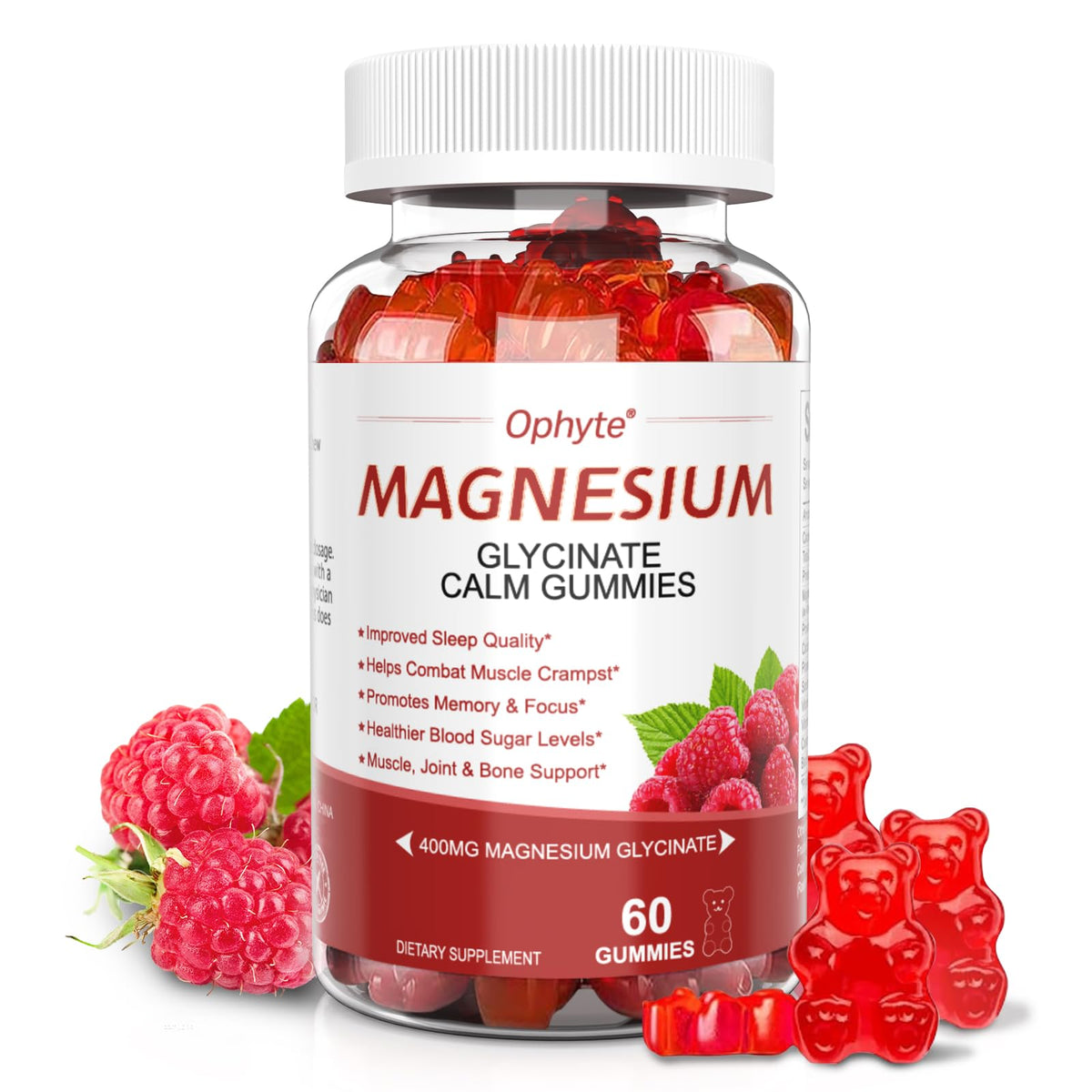 Hendlent Ophyte Magnesium Glycinate - 60 Capsules