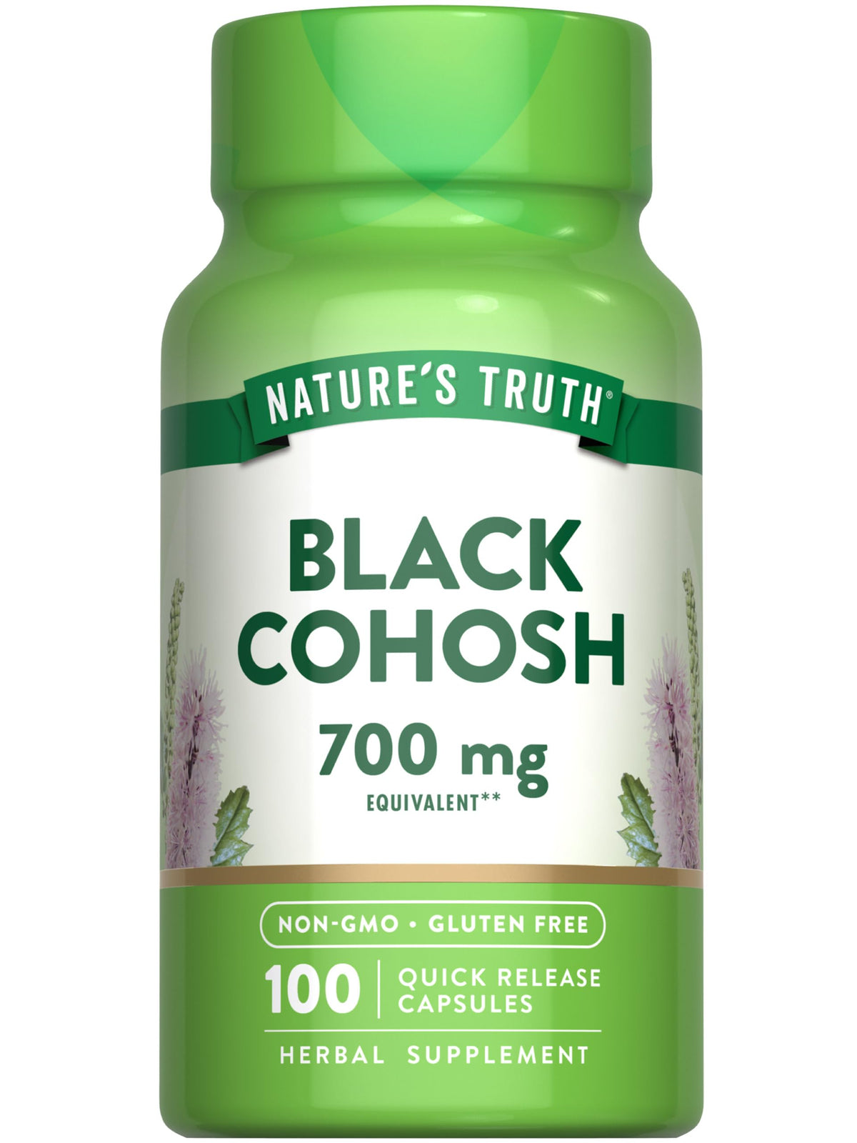 Nature's Truth Black Cohosh Root Extract - 100 Capsules