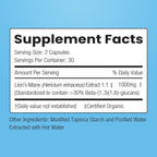 ENCAPSULATE Lion's Mane Capsules 1000mg Cognitive Support - 60 Vegan Capsules - image 2