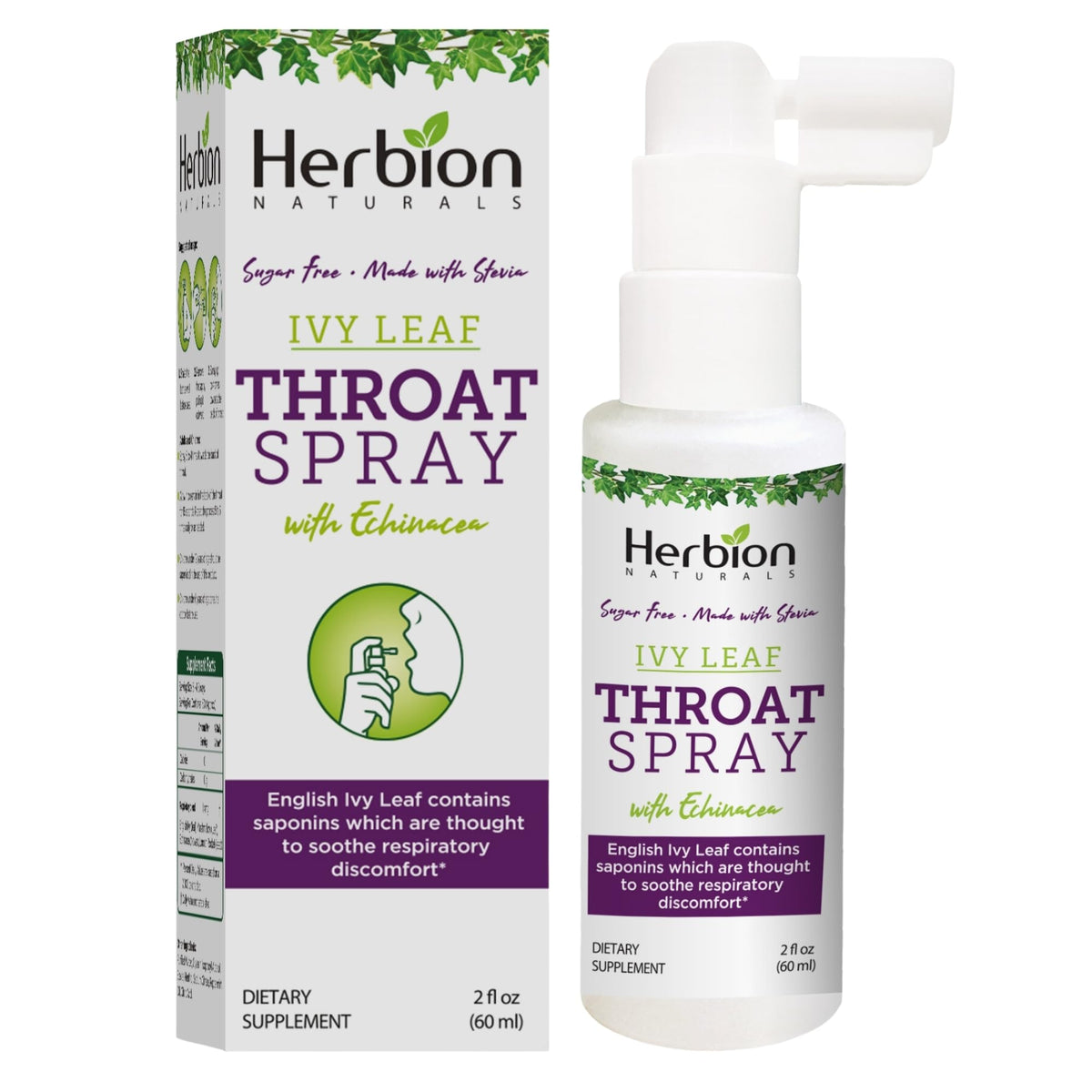 HERBION Naturals Throat Spray with English Ivy & Echinacea - image 2