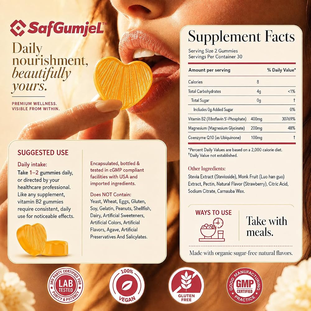 Safgumjel Vitamin B2 Gummies