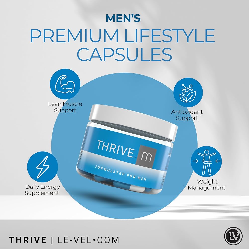Le-Vel Thrive M Premium Lifestyle Capsules for Men - 60 Capsules - image 4