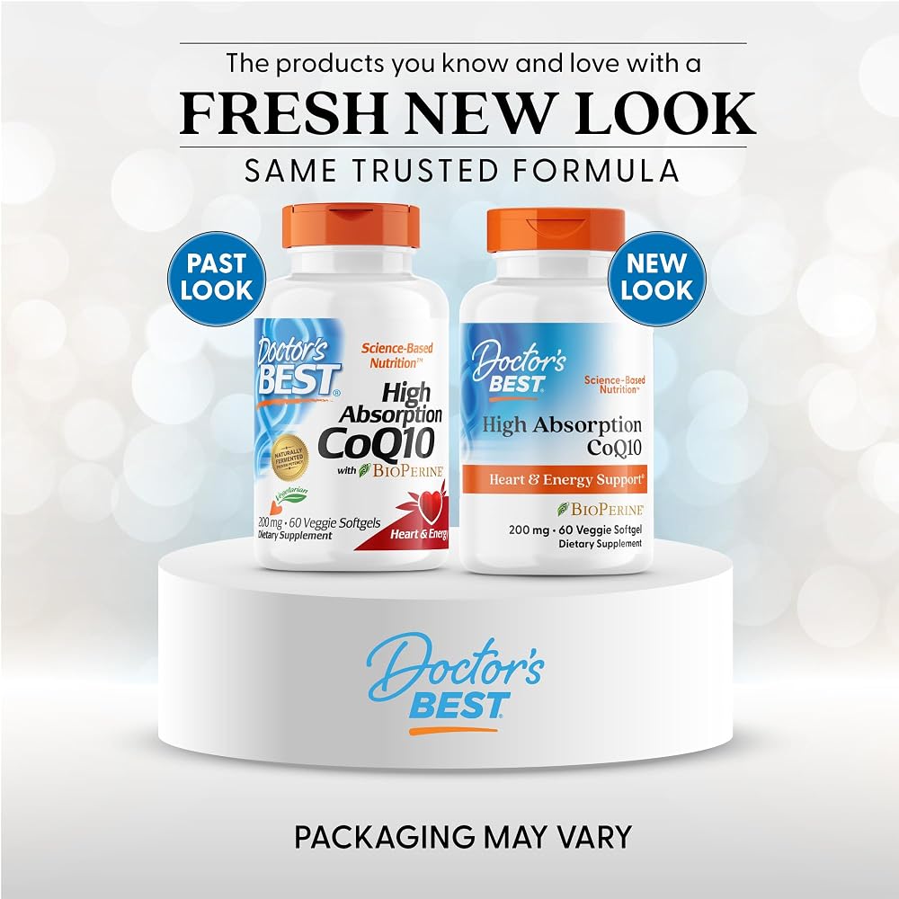 Doctor's Best High Absorption CoQ10 200mg - 60 Vegetarian Softgels - image 2