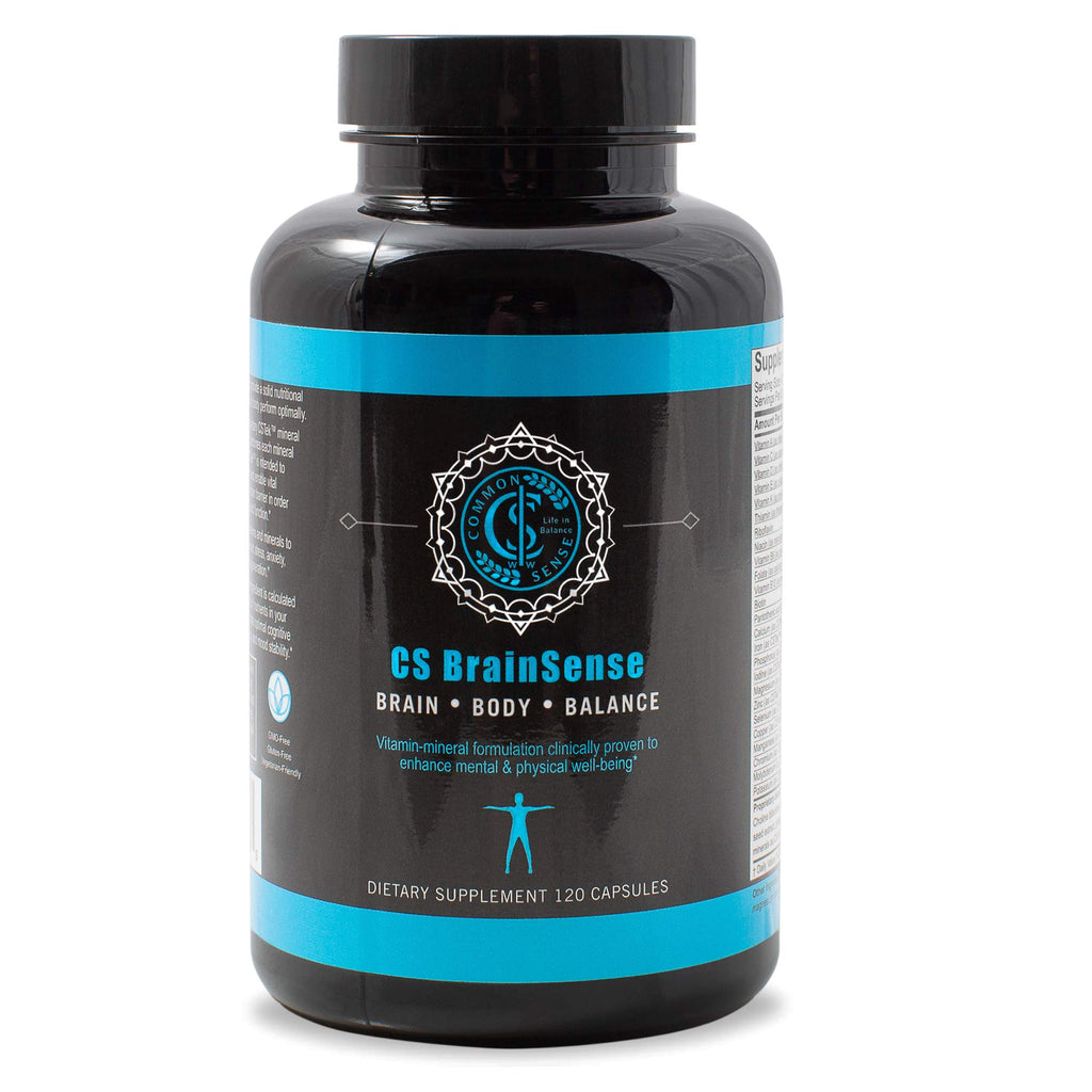 Common Sense Wellness BrainSense Mood Stabilizer Brain Supplement - 120 Capsules
