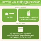 ORGANIC INDIA Moringa Powder Herbal Supplement - 8 oz - image 2