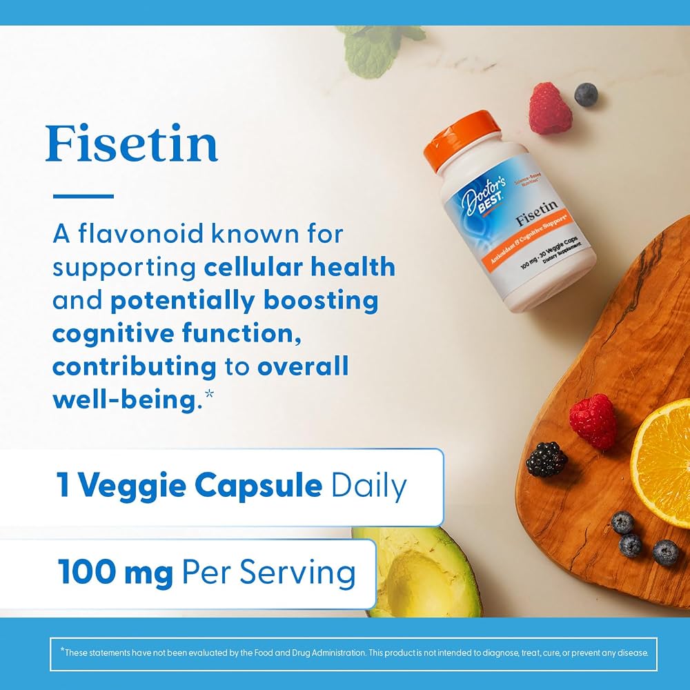Doctor's Best Fisetin 100 mg Supplement for Cognitive Support - image 5