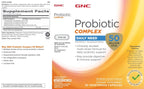 GNC Probiotic Complex 50 Billion CFUs 30 Vegetarian caps