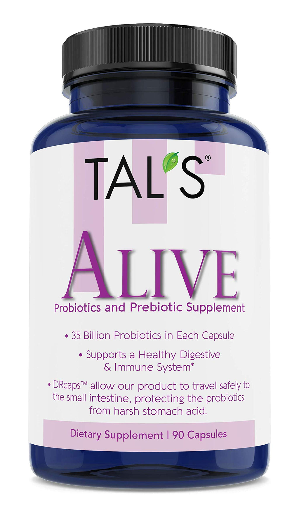 TAL'S Alive Probiotics & Prebiotics Supplement - 90 Capsules - image 2