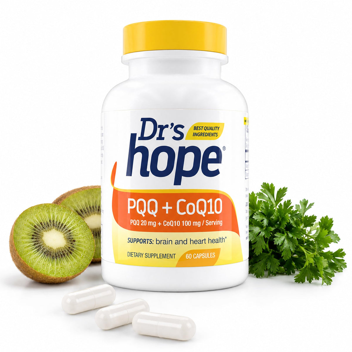Dr’s Hope Dr's Hope CoQ10 100mg + PQQ Supplement - 60 Capsules