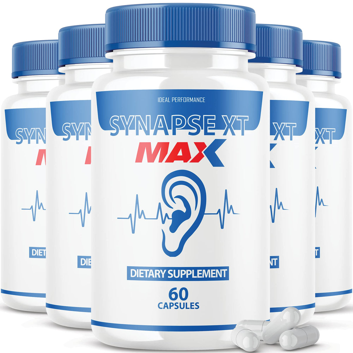 IDEAL PERFORMANCE Synapse XT Max Tinnitus Supplement - 300 Capsules