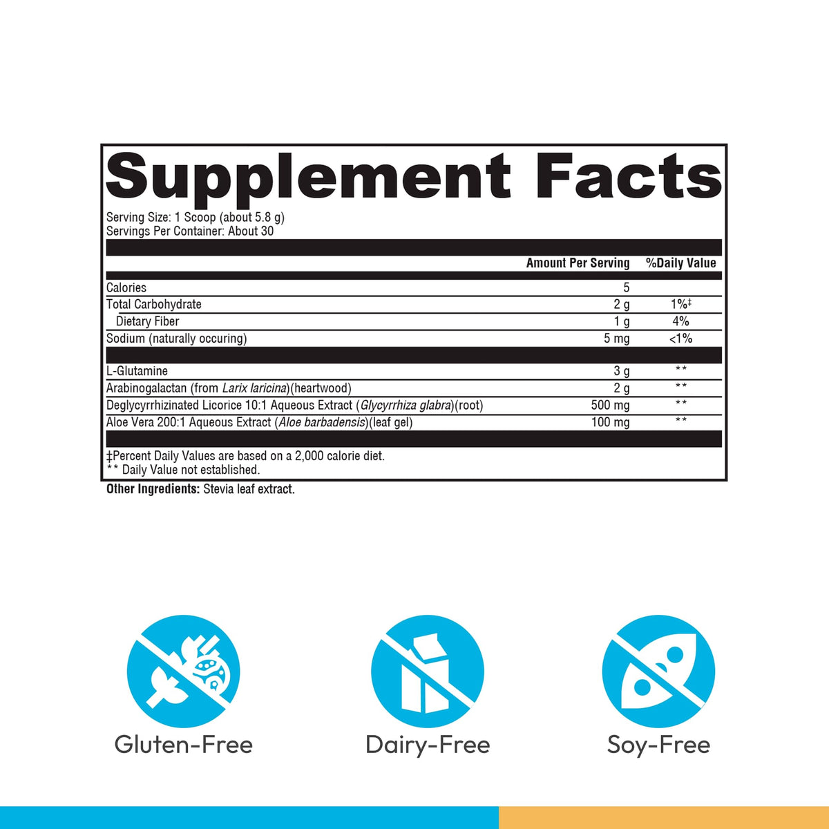 XYMOGEN GlutAloeMine L-Glutamine Powder - 60 Servings - image 2