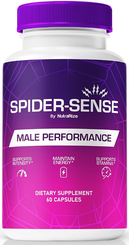 NutraRize Spider-Sense Pills for Men Energy & Stamina - 60 Capsules