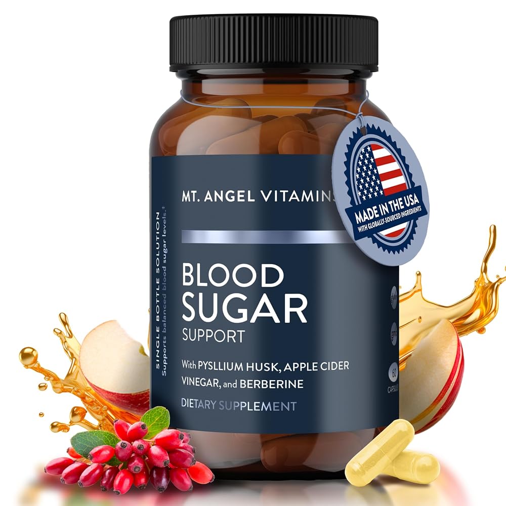 Mt. Angel Vitamins Blood Sugar Support Supplement - Natural