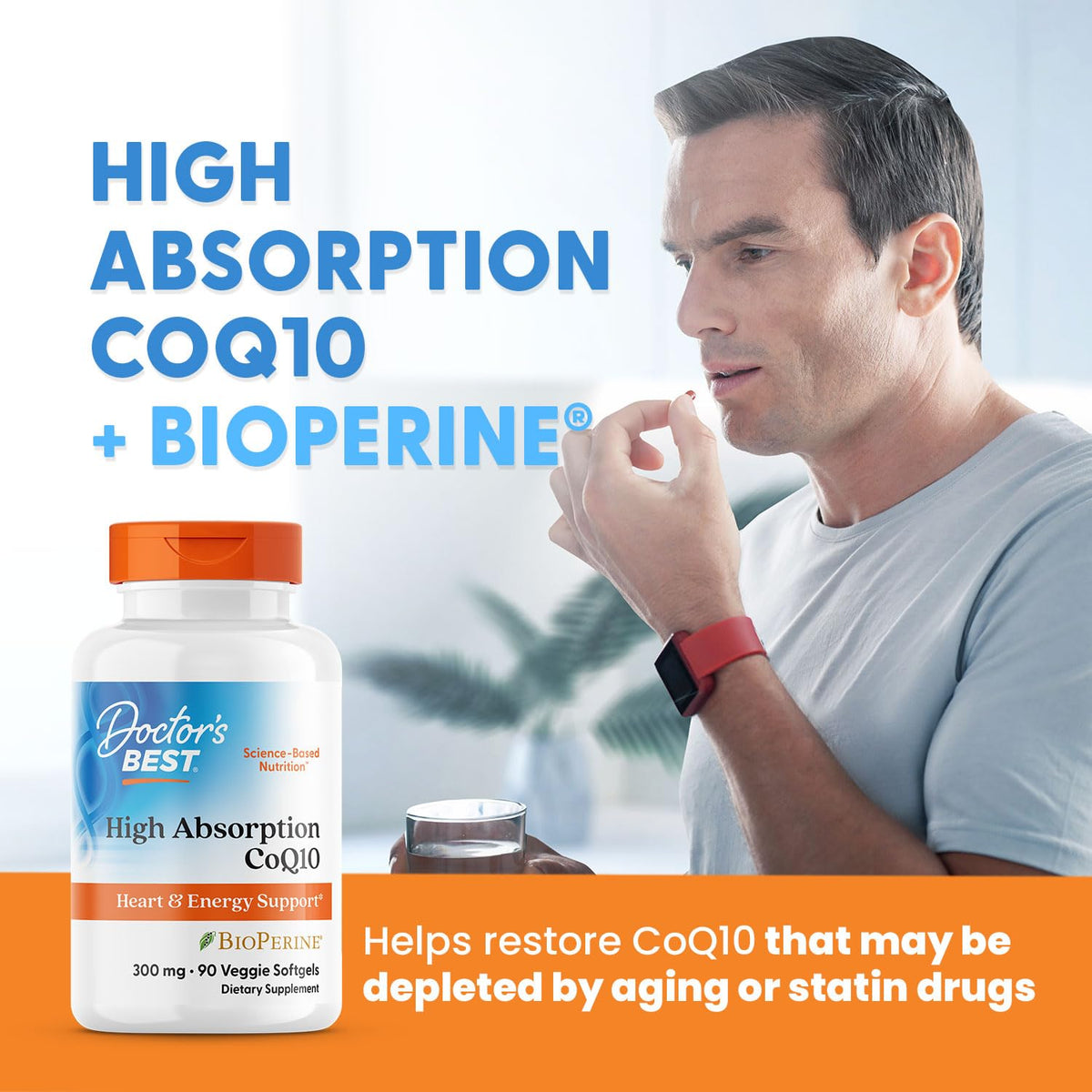 Doctor's BEST High Absorption CoQ10 300mg with BioPerine - 90 Softgels - image 5