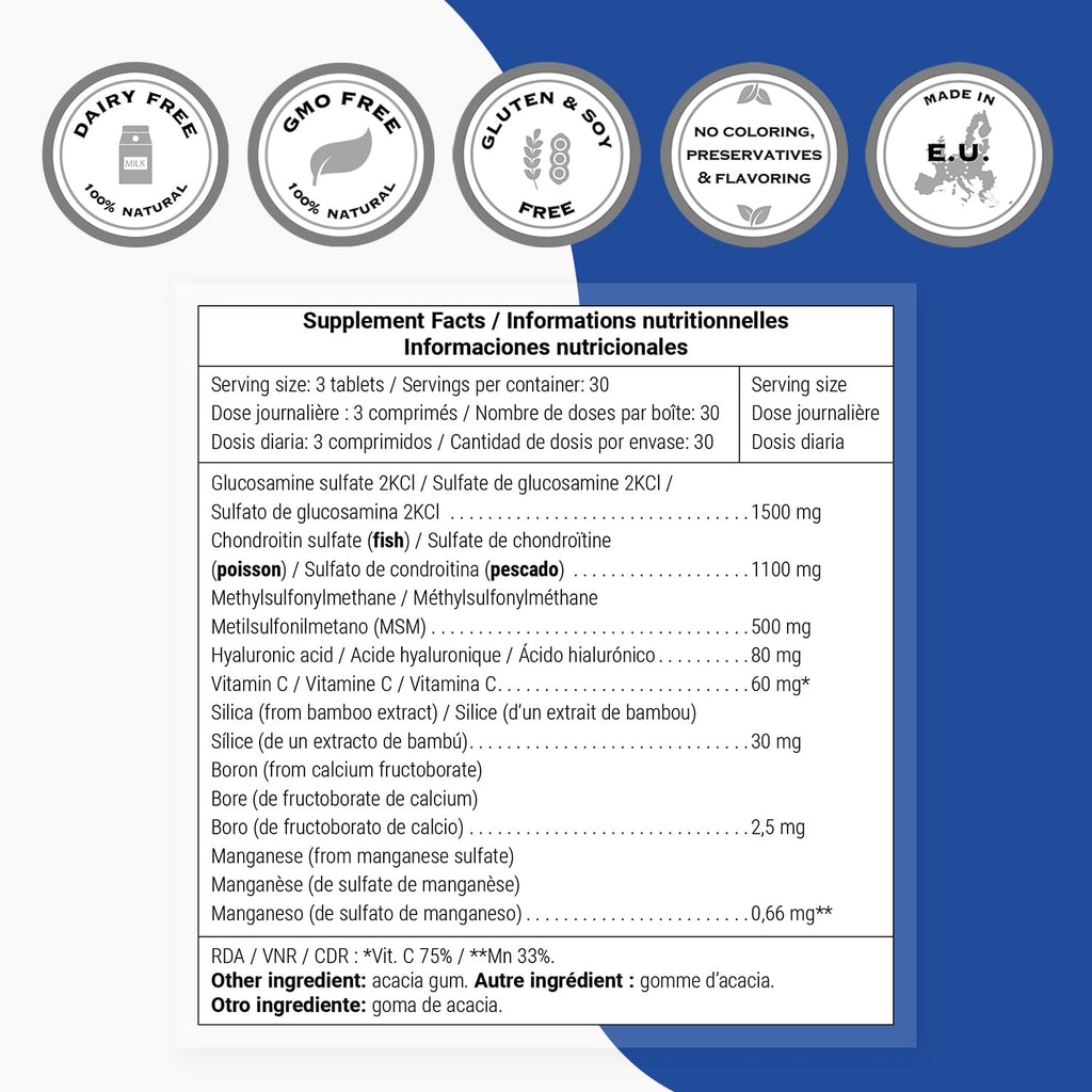Supersmart Joint Support Formula with Glucosamine & Chondroitin - 90 Tablets - image 4