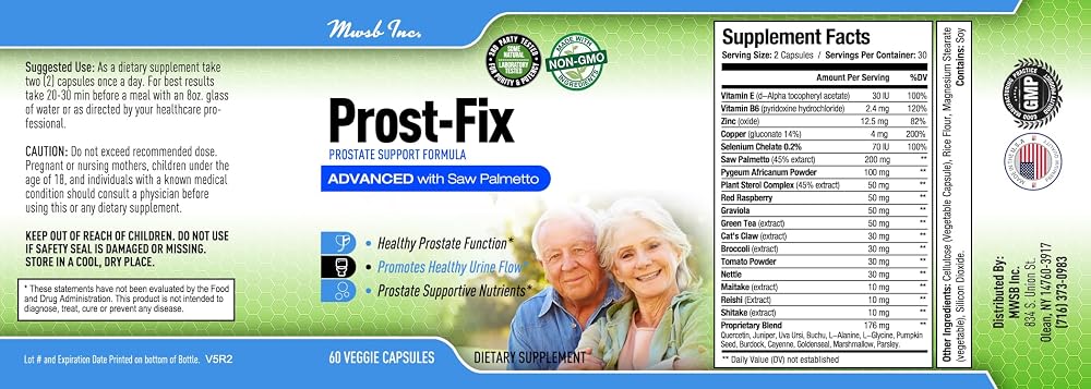 Gottohavit Prost-Fix Prostate Support Formula - 60 Vegetarian Capsules - image 3