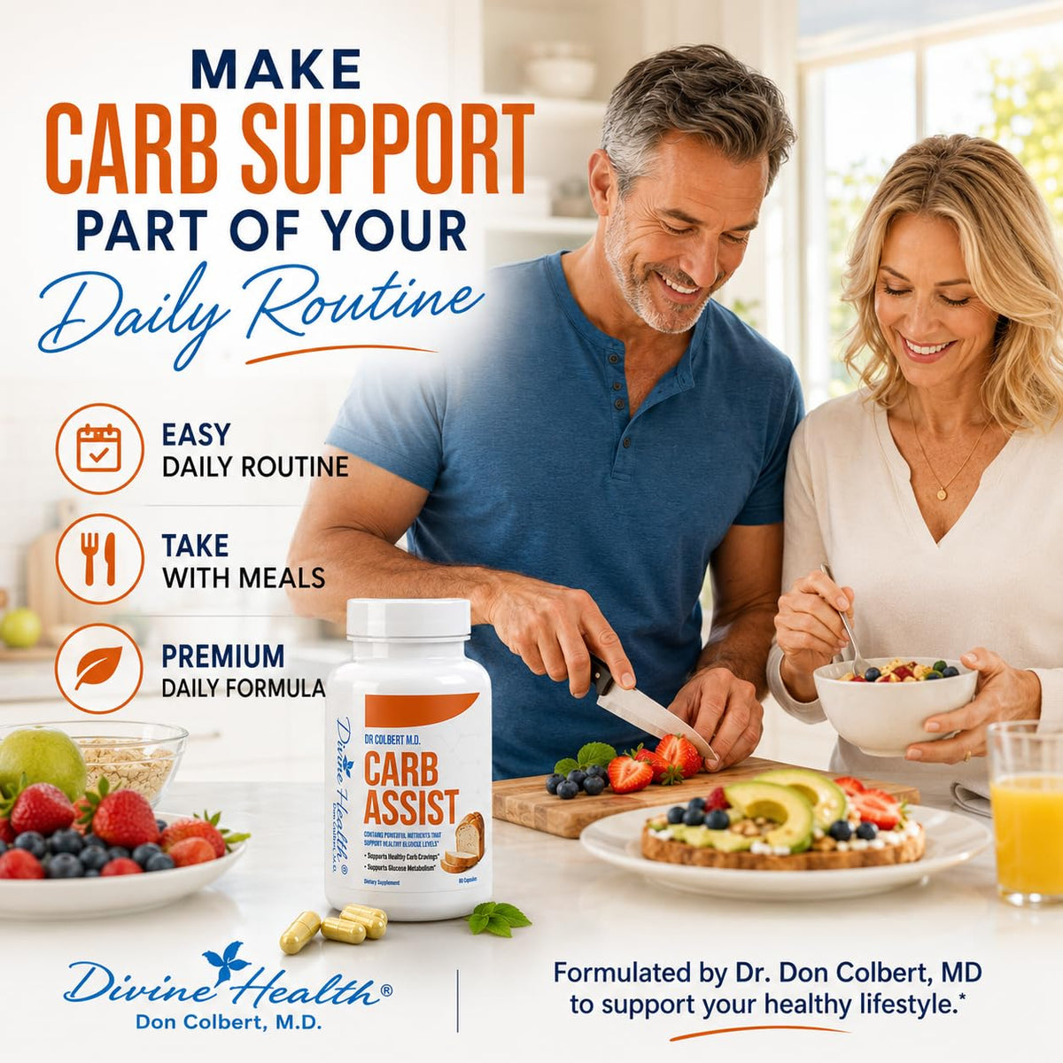 Divine Health Dr. Colbert Carb Assist Supplement - 60 Capsules - image 5