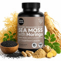 Atlantic Naturals Sea Moss Capsules with Ashwagandha & Ginger - 60 Softgels