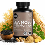 Atlantic Naturals Sea Moss Capsules with Ashwagandha & Ginger - 60 Softgels