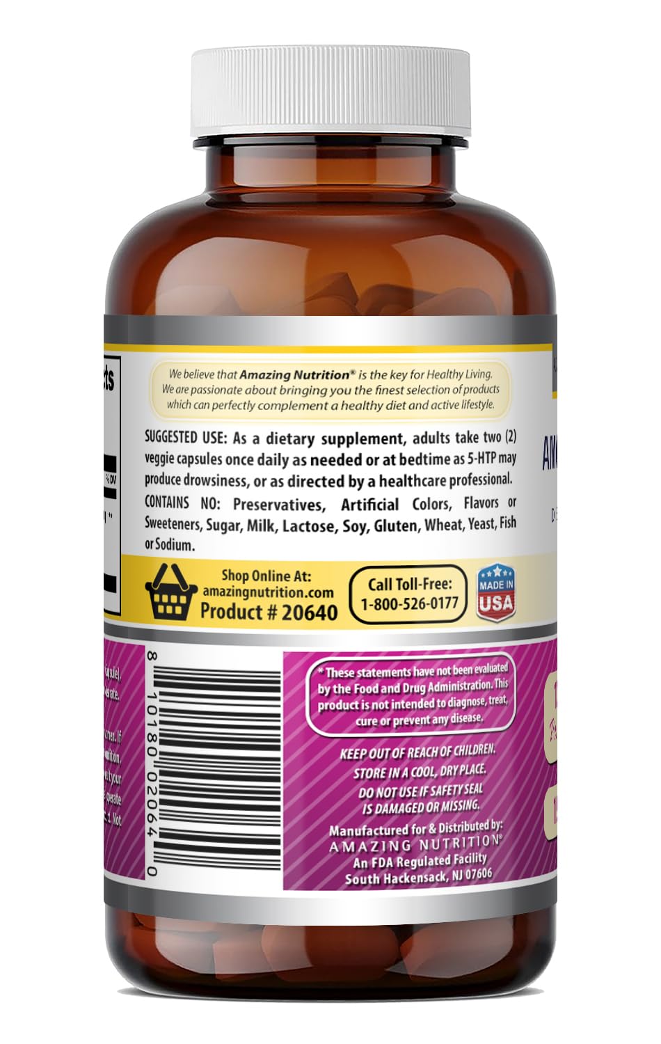 Amazing Formulas 5-HTP (Hydroxytryptophan) Supplement