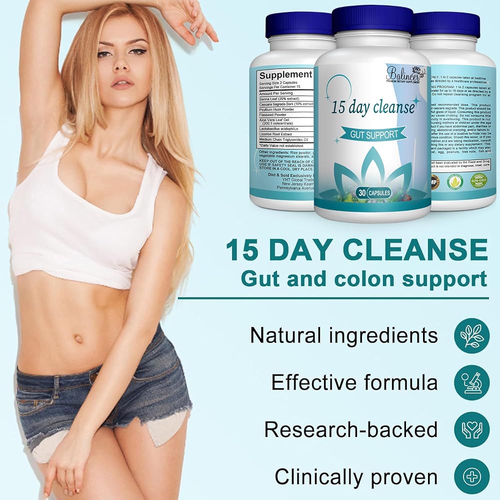 Balincer 15 Day Cleanse, Gut and Colon Support, Advanced 15 Day Gut