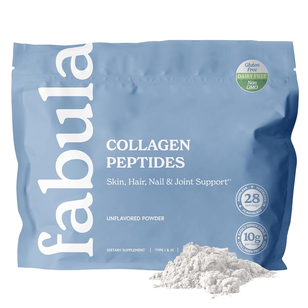 Fabula Collagen Peptides Powder Type 1 & Type 3 - 9.9 Oz
