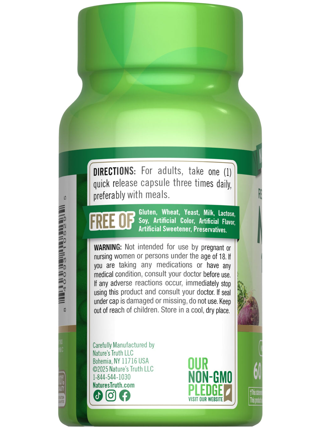 Nature's Truth Maca Root - 60 Capsules - image 7