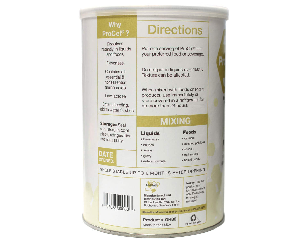 Global Health Products Procel Whey Protein Powder - 10 oz - image 3
