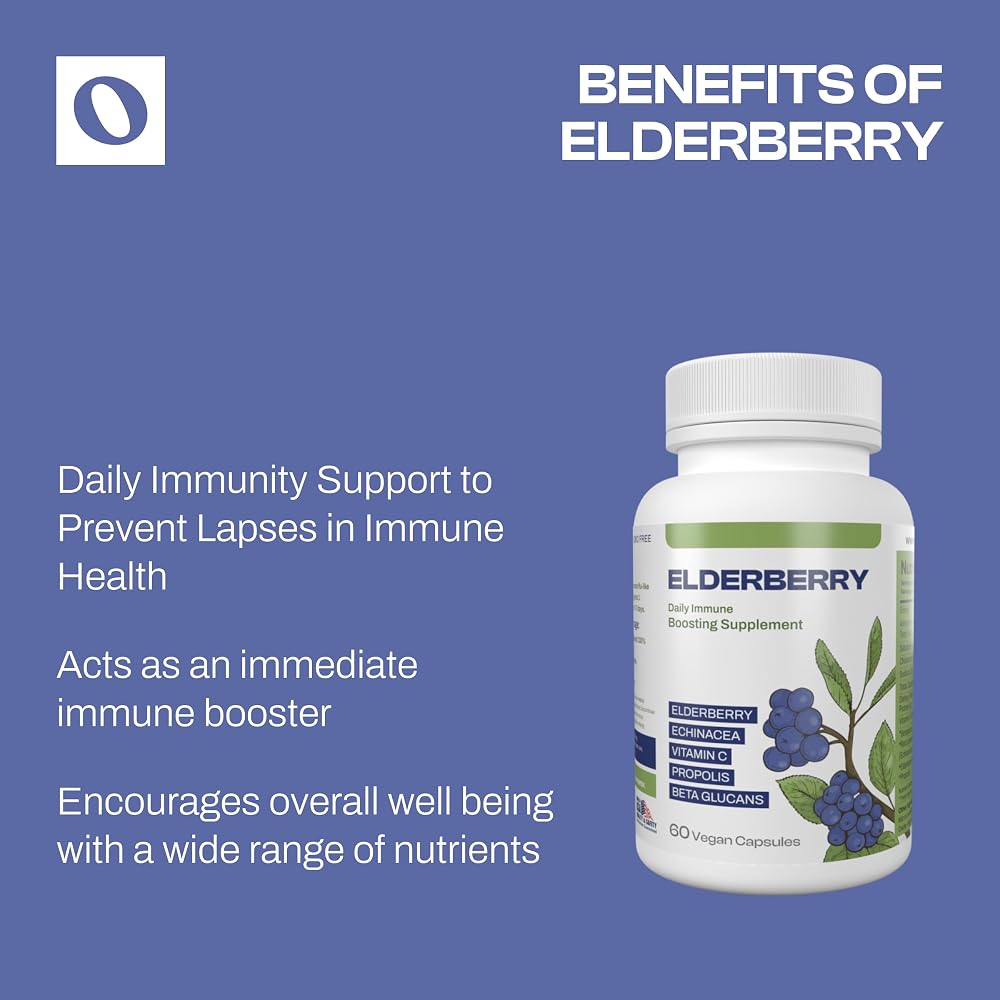 Only Nutri Labs Elderberry Dietary Supplement - 60 Capsules - image 4