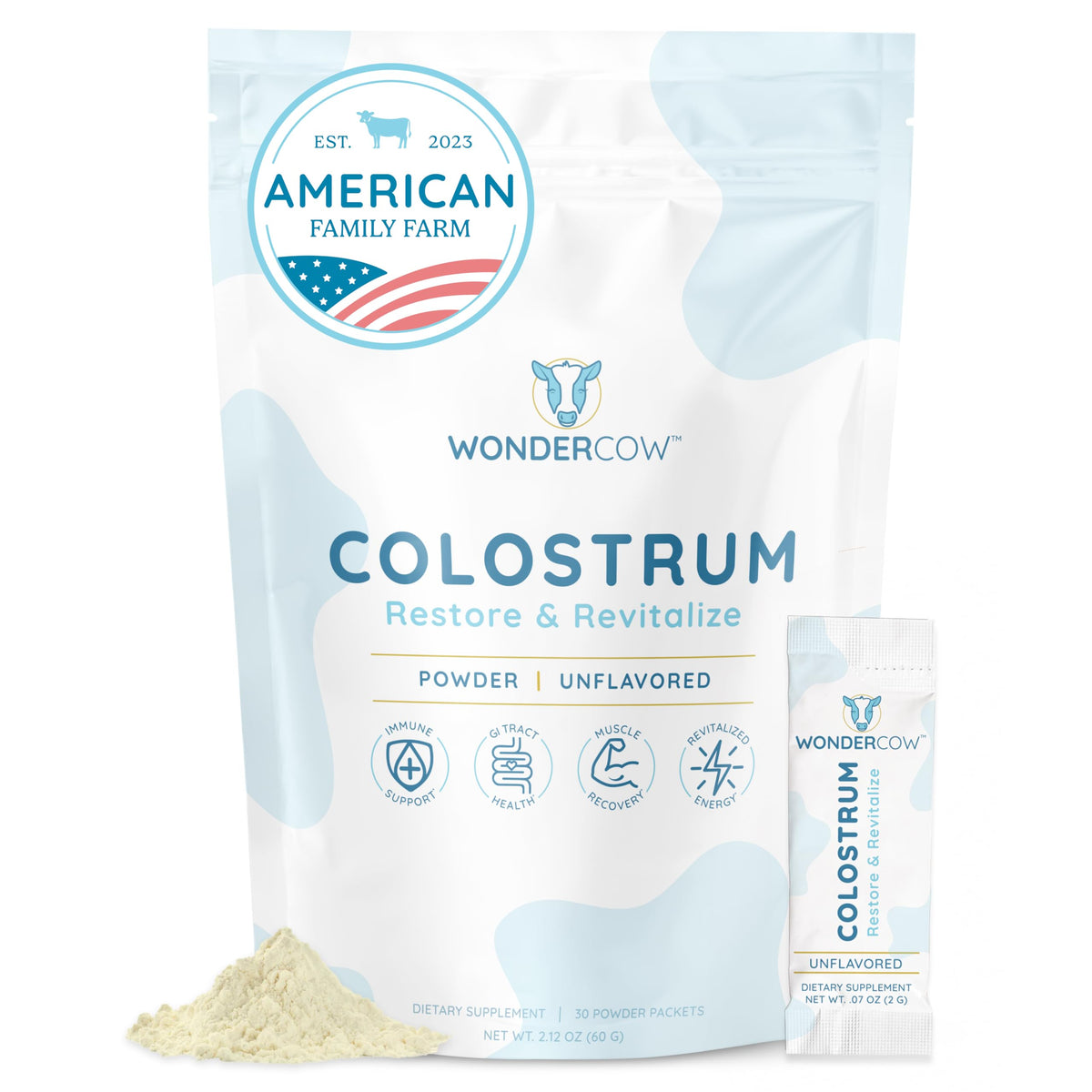 WONDERCOW Colostrum Powder Supplement
