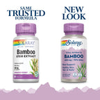 SOLARAY Bamboo Silica Supplement for Hair, Skin & Nails - 60 Vegetarian Capsules - image 2
