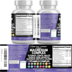 Clean Nutraceuticals Magnesium Complex with B Vitamins - 90 Capsules - image 5