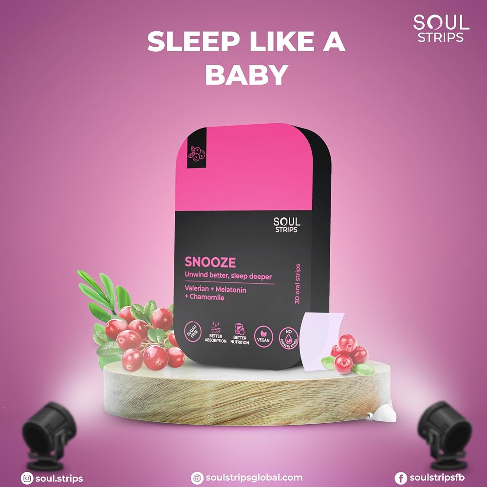 Soul Strips Snooze Vegan Sugar Free Sleep Strips - 30 Count - image 4