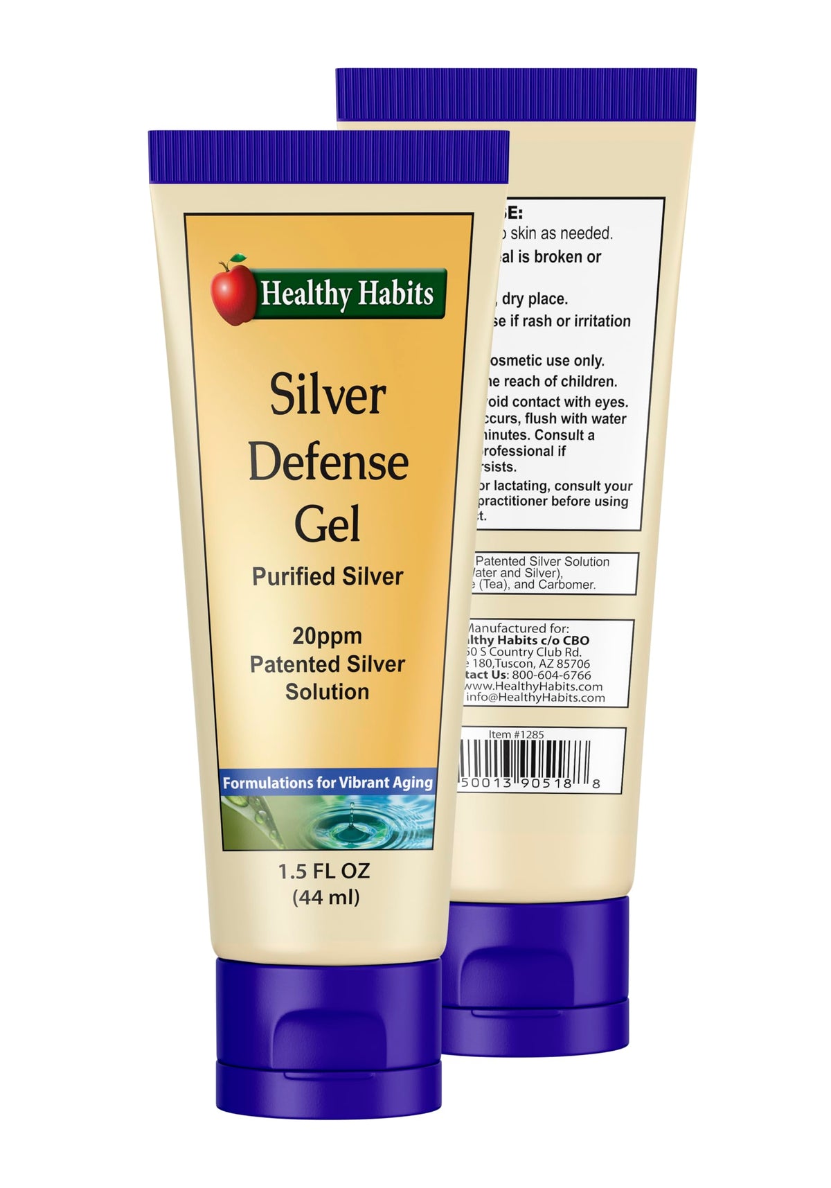 Healthy Habits Silver Defense Gel Topical Nano Colloidal Silver - 1.5 fl oz - image 2