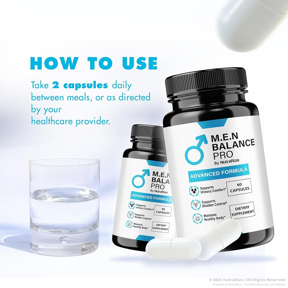 NutraRize M.E.N Balance Pro Capsules Energy Support - 120 Capsules - image 6