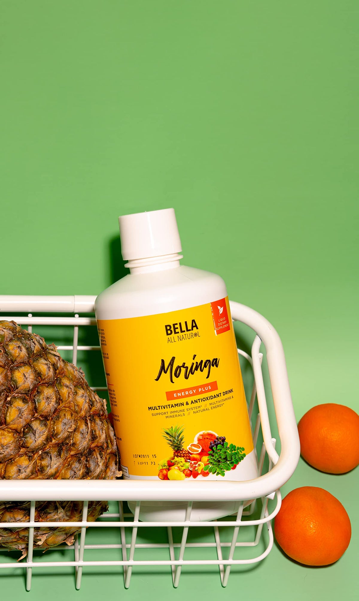 Bella All Natural Moringa Juice Energy Plus Multivitamin - 32 Fl Oz - image 4