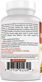 Best Naturals Bilberry 1000 mg - 270 Capsules (3 Pack) - image 7