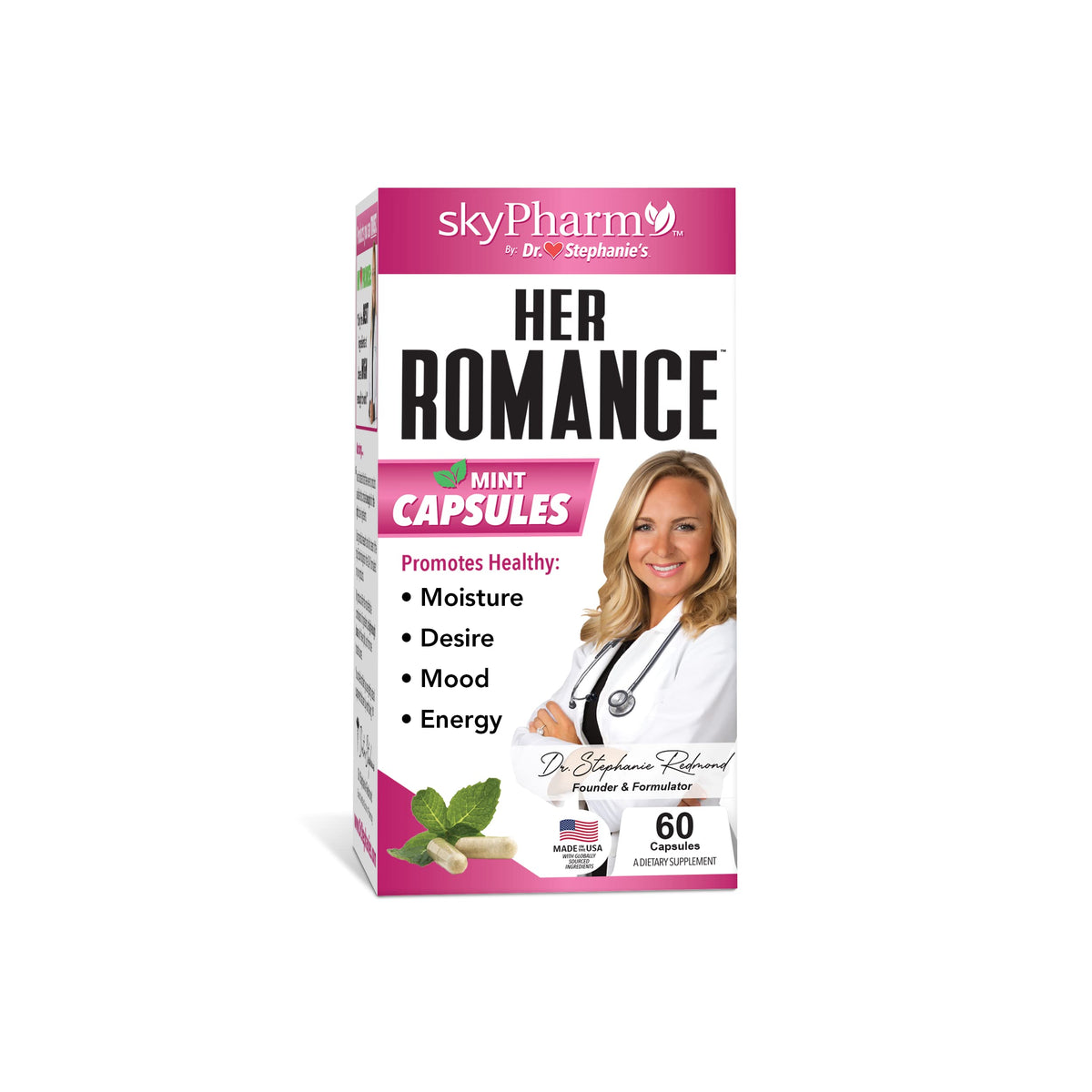 Pharmaganics Dr. Stephanie's Her Romance Herbal Capsules - 60 Count