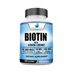 American Standard Supplements Biotin 20,000mcg with Keratin & Zinc