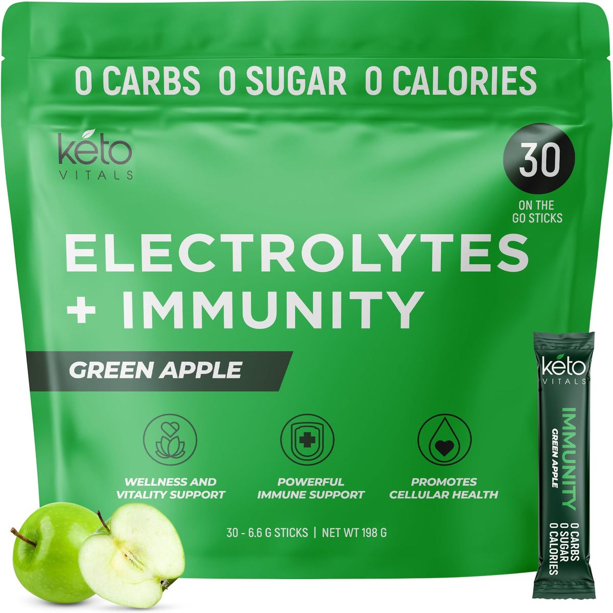 Keto Vitals Electrolytes Powder Packets