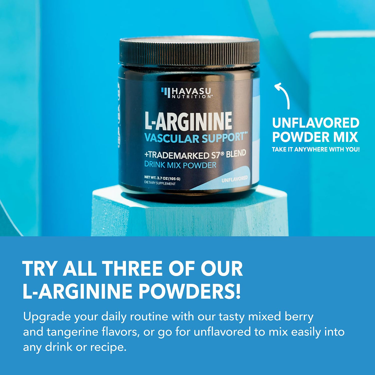 HAVASU NUTRITION L-Arginine Nitric Oxide Powder with Beet Root