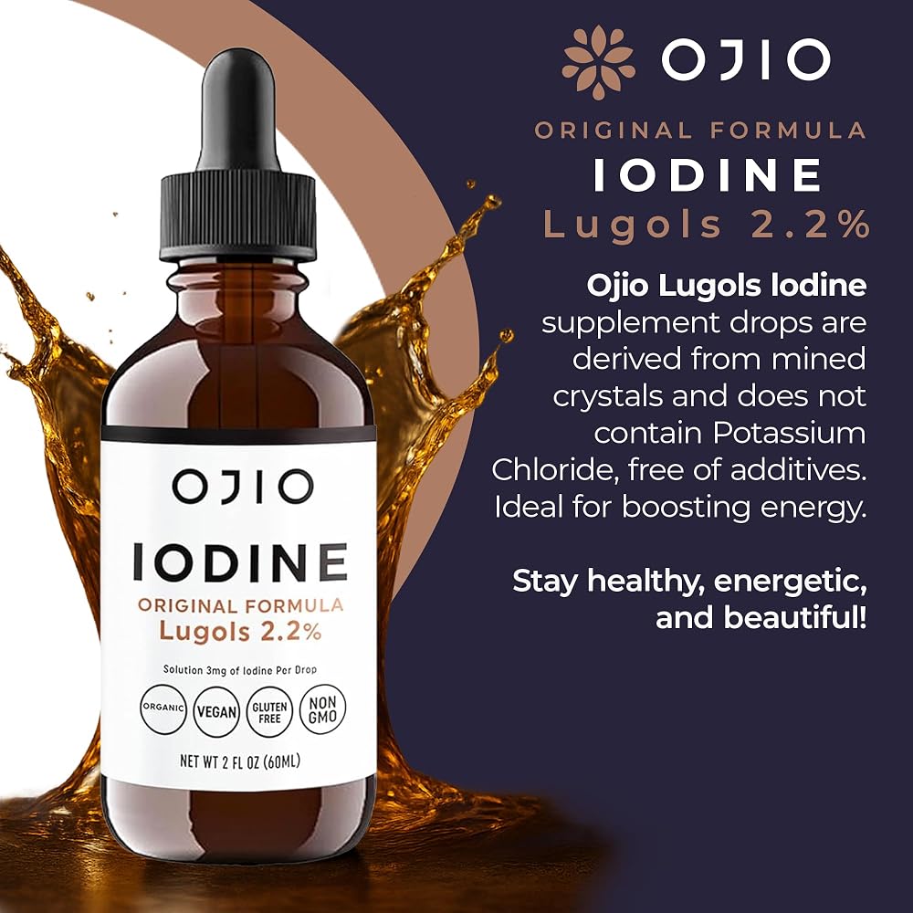 Ojio Lugol's Iodine Solution 2% Liquid Drops - 6 Fl Oz - image 4