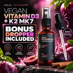 Ideal Infusion Vegan Vitamin D3 5000 IU with K2 Liquid Spray - 75 Servings - image 6