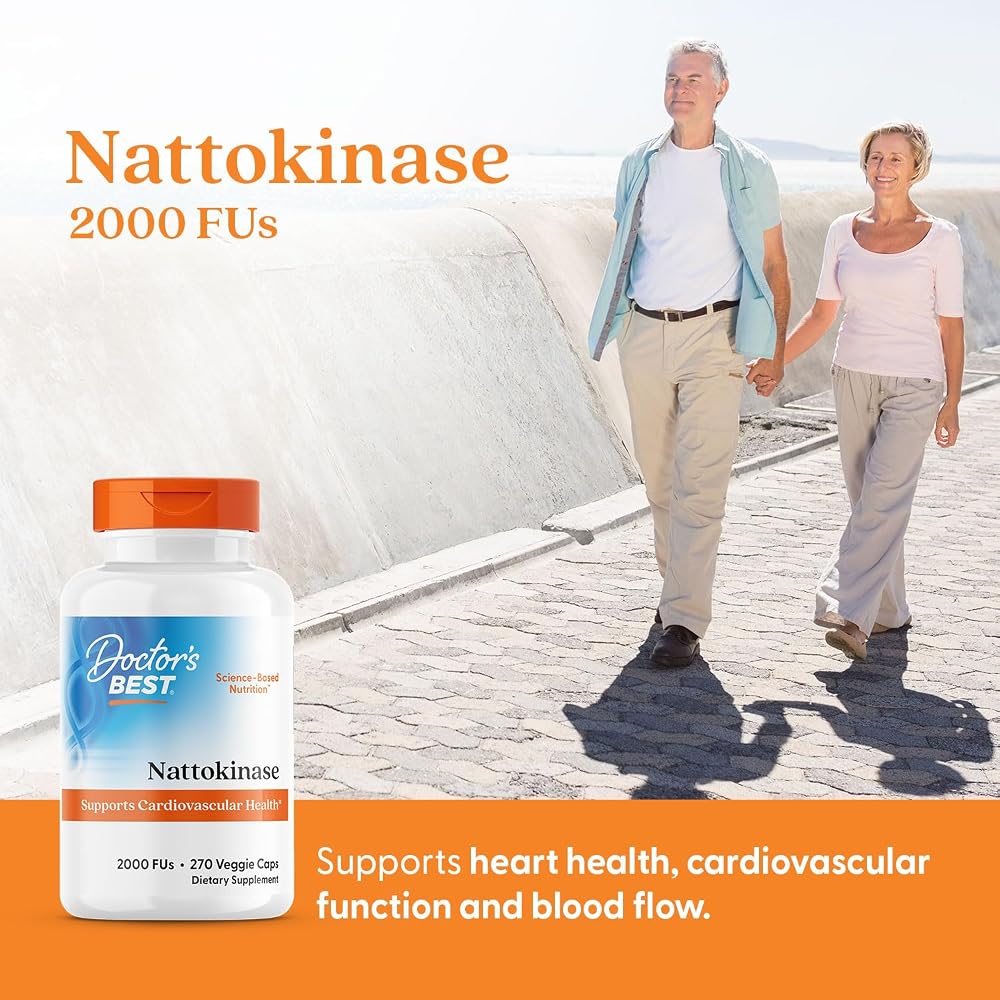 Doctor's BEST Nattokinase 2000 FU Supplement - 270 Vegetarian Capsules - image 5