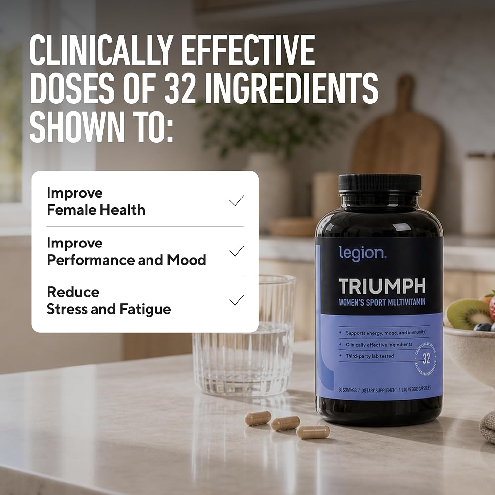 Legion Triumph Women's Sport Multivitamin - 240 Capsules - image 3