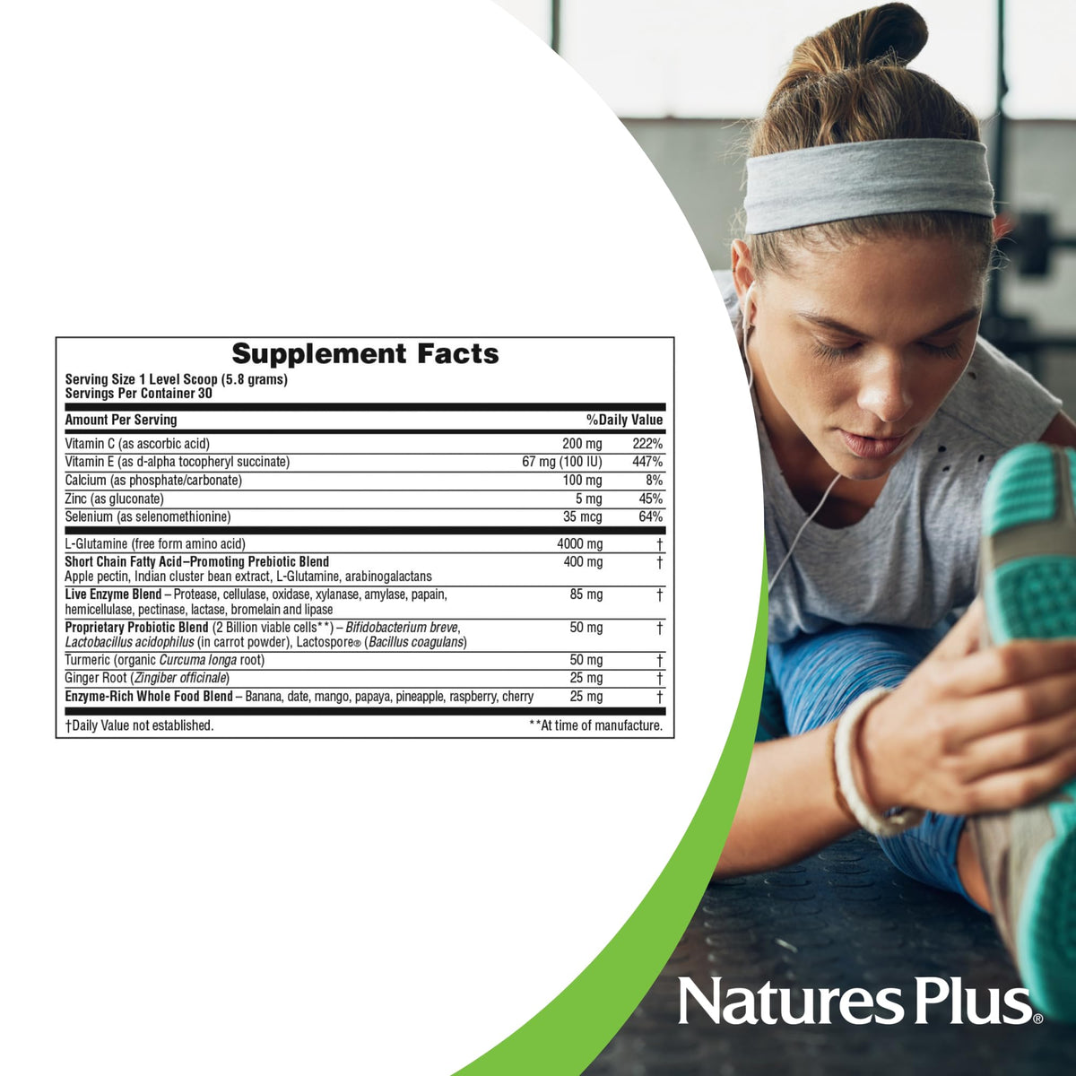 Nature's Plus GI Natural Total Digestive Wellness Powder - 30 Servings - image 4