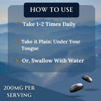 Super Natural Goods Pure Shilajit Resin Dry Drops - High Potency